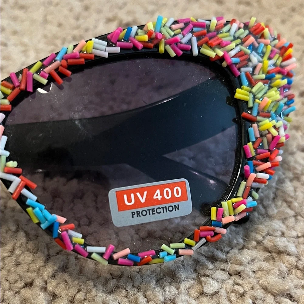 Colorful Sprinkle Sunglasses - Picture 2 of 4